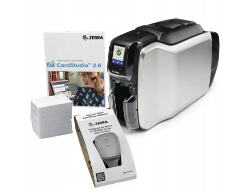ZEBRA ZC300 DWUSTRONNA, QUICKCARD