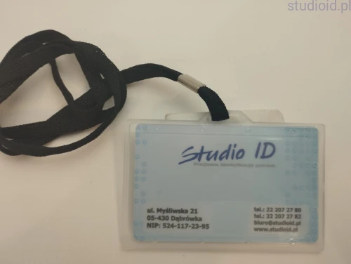 HOLDER  POZIOMY  Z TAŚMA CZARNĄ