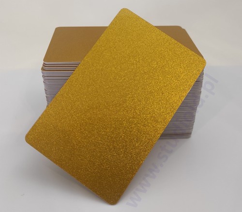 KARTA PLASTIKOWA ZŁOTA