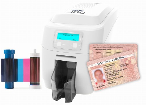 ZESTAW DO DRUKOWANIA E-LEGITYMACJI UCZNIA MAGICARD 300